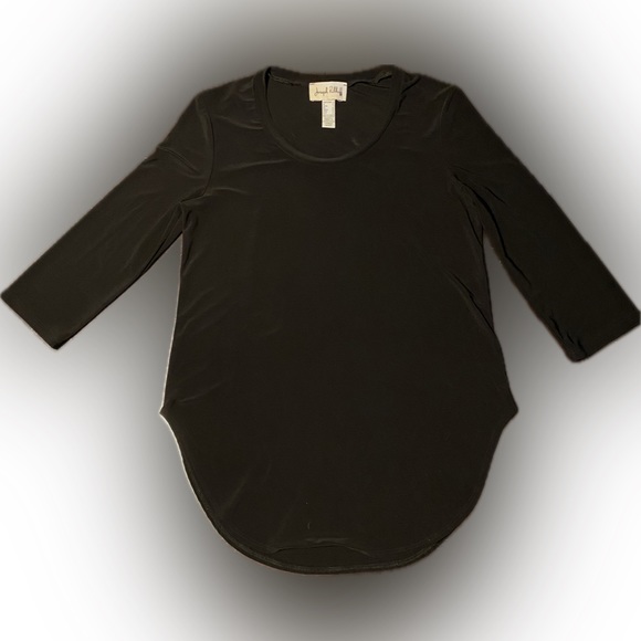 Joseph Ribkoff Black Three Courter Length Top - Picture 4 of 6